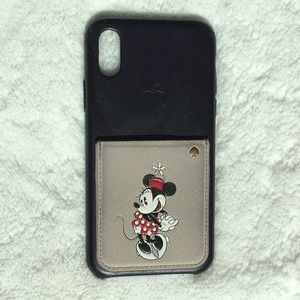 iPhone X case with Kate spade card holder
